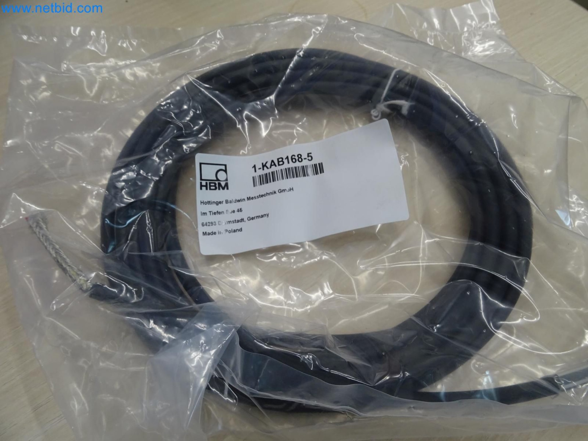 7 Kabel mit Steckverbindern für analoge Wägezellen HBM 1-KAB 168-5